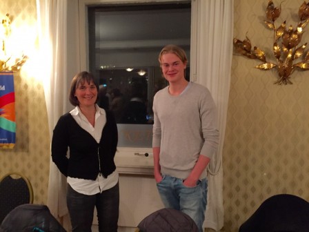 Herman her sammen med Kristin Taksdal